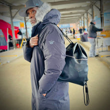 Load image into Gallery viewer, Detroit Drawstring Backpack in Leather