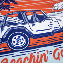 Load image into Gallery viewer, Mens Jeep® Wrangler Beachin' Good Time Longsleeve T-Shirt - Beach Wash Glacier Blue