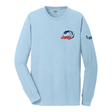 Load image into Gallery viewer, Mens Jeep® Wrangler Beachin' Good Time Longsleeve T-Shirt - Beach Wash Glacier Blue
