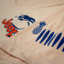 Load image into Gallery viewer, Ladies Jeep® Beachin' Good Time V-neck - Heather Peach - FINAL SALE