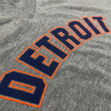 Load image into Gallery viewer, Ladies Relaxed V-neck Detroit Bend 2 color T-shirt - Triblend Grey