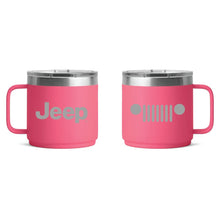 Load image into Gallery viewer, Camper Mug - Jeep Insulated - Pink
