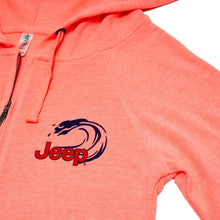 Load image into Gallery viewer, Ladies Jeep® Beachin' Good Time Zip-Hoodie-FINAL SALE