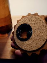 Load image into Gallery viewer, Custom Wooden Bottle Opener with Magnet & Engraved Map of Downtown Detroit
