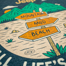 Load image into Gallery viewer, Mens Jeep® For All Life's Adventures T-Shirt - Heather Forest Green