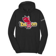 Load image into Gallery viewer, Dodge Demon Vintage Logo Hoodie Sweatshirt - Black
