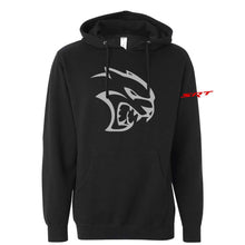Load image into Gallery viewer, Dodge SRT Hellcat Hoodie Sweatshirt Blackout