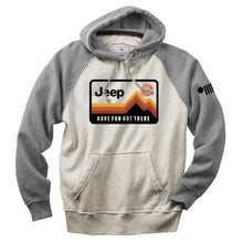 Load image into Gallery viewer, Mens Jeep® Have Fun Out There Vintage Hoodie - Grey/Natural