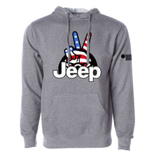 Load image into Gallery viewer, Mens/Unisex Jeep® Wave Hoodie - Graphite Heather