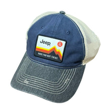 Load image into Gallery viewer, Hat - Jeep Have Fun Out There Patch Garment Washed Trucker