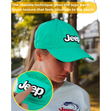 Load image into Gallery viewer, Hat - Jeep Chino Twill Ponytail with Chenille Text Patch