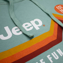 Load image into Gallery viewer, Ladies Jeep® Have Fun Out There French Terry Hoodie - Seafoam Green
