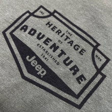 Load image into Gallery viewer, Mens Jeep® Heritage of Adventure Badge T-Shirt - Olive Green