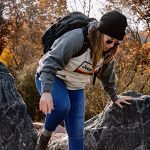 Load image into Gallery viewer, Mens Jeep® Have Fun Out There Vintage Hoodie - Grey/Natural
