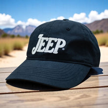 Load image into Gallery viewer, Hat - Jeep Vintage Chino Twill - Black