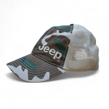 Load image into Gallery viewer, Hat - Jeep Garment Washed Trucker - Camo