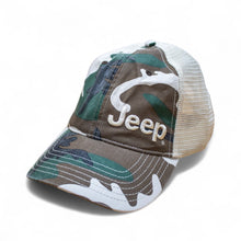 Load image into Gallery viewer, Hat - Jeep Garment Washed Trucker - Camo