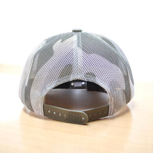 Load image into Gallery viewer, Hat - Jeep Heather Grey and Camo Trucker