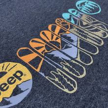 Load image into Gallery viewer, Mens Jeep® Atomic Grille T-Shirt - Black Tri-blend