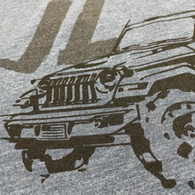 Load image into Gallery viewer, Mens Jeep® JL Wrangler - LDD Series - Triblend Indigo Blue T-Shirt