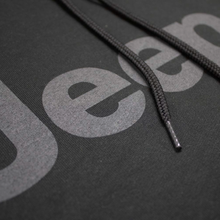 Load image into Gallery viewer, Mens Jeep® Text Blackout Hoodie - Blackout