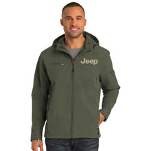 Load image into Gallery viewer, Mens Jeep® Hooded Softshell Jacket - Mineral Green