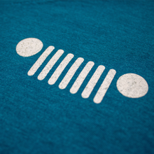 Load image into Gallery viewer, Ladies Jeep® V-neck Live Love Explore - Heather Teal