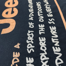 Load image into Gallery viewer, Mens Jeep® Adventure Mixtape T-Shirt - Black