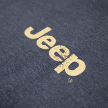 Load image into Gallery viewer, Mens Jeep® Freedom To Roam Crew Neck Sweatshirt - Heather Navy Blue