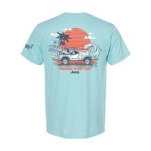 Load image into Gallery viewer, Mens Jeep® Wrangler Beachin' Good Time T-Shirt - Ice Blue Heather