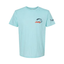 Load image into Gallery viewer, Mens Jeep® Wrangler Beachin' Good Time T-Shirt - Ice Blue Heather