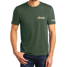 Load image into Gallery viewer, Mens Jeep® For All Life's Adventures T-Shirt - Heather Forest Green