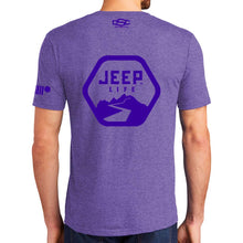 Load image into Gallery viewer, Mens Jeep® Life Purple Tone Triblend T-Shirt