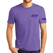 Load image into Gallery viewer, Mens Jeep® Life Purple Tone Triblend T-Shirt