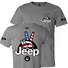 Load image into Gallery viewer, Mens Jeep® Wave USA T-Shirt - Graphite Heather