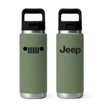Load image into Gallery viewer, Top Handle Bottle - Jeep Text Grille - Drab Green