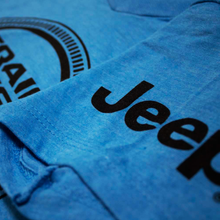 Load image into Gallery viewer, Ladies Jeep® Trail Rated V-neck - Heather Aqua Blue