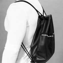 Load image into Gallery viewer, Detroit Drawstring Backpack in Leather
