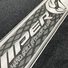 Load image into Gallery viewer, Mens Dodge Viper Dash Plaque T-shirt (Heather Black)