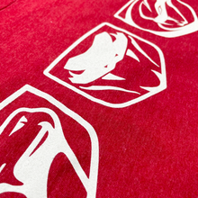 Load image into Gallery viewer, Mens Dodge Viper Tri-Logo T-shirt (Heather Red)