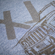 Load image into Gallery viewer, Mens Jeep® Cherokee XJ - LDD Series - Triblend Indigo T-Shirt