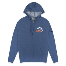 Load image into Gallery viewer, Mens Jeep® Beachin Zip French Terry Hooded Sweatshirt - Slate Blue