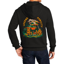 Load image into Gallery viewer, Mens Jeep® Sasquatch Zip Hoodie Sweatshirt - Black
