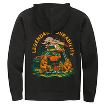 Load image into Gallery viewer, Mens Jeep® Sasquatch Zip Hoodie Sweatshirt - Black