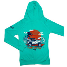 Load image into Gallery viewer, Ladies Jeep® Beachin' Good Time Zip-Hoodie-FINAL SALE