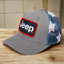 Load image into Gallery viewer, Hat - Jeep Stars and Stripes Patch Hat
