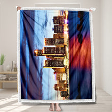 Load image into Gallery viewer, Blanket - Detroit Skyline
