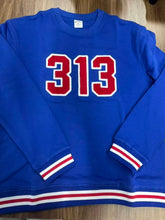 Load image into Gallery viewer, Crew Sweatshirt - Detroit Chenille 313
