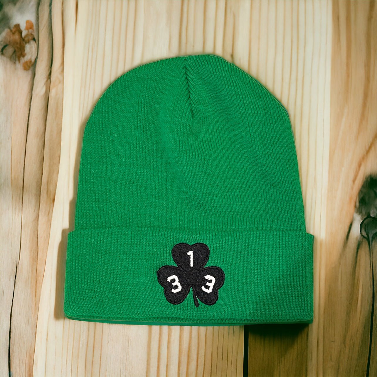 Hat - Detroit St. Patrick's 313 Shamrock Flip Knit - Kelly Green ...