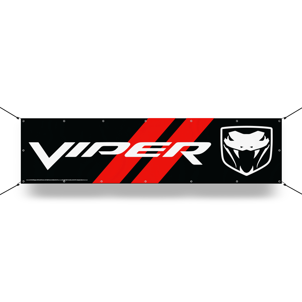 Banner - Dodge Viper Fangs - Long